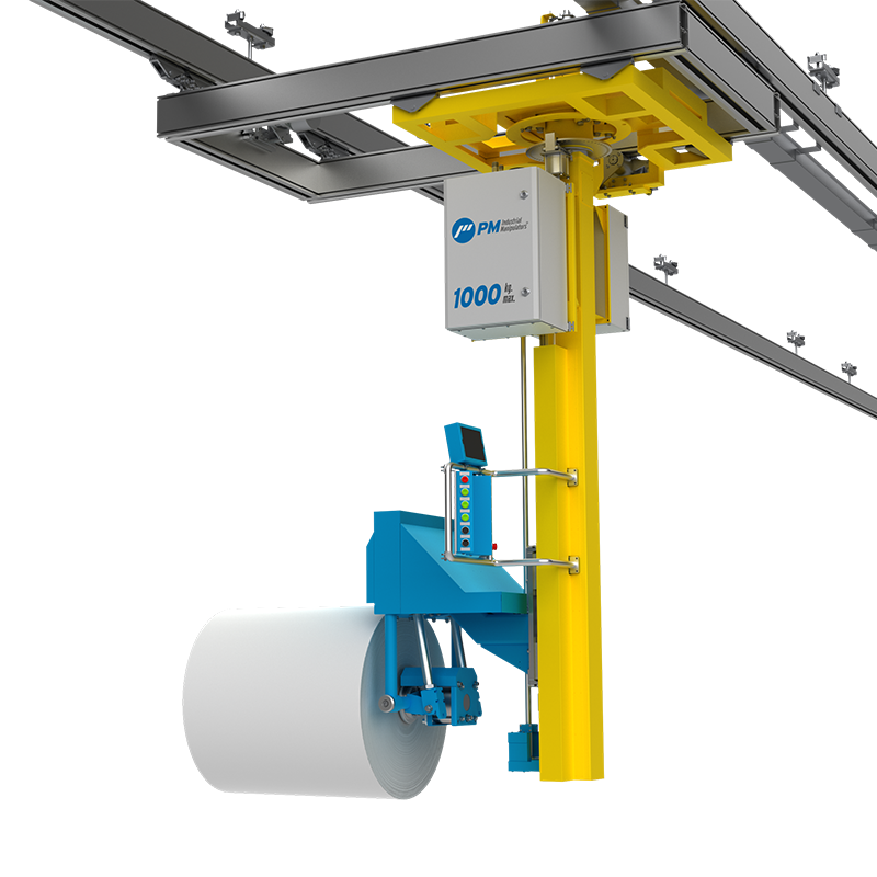 Reel Master Reel and Roll Handling Manipulator